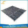 9*35W Sunpower Flexible Portable Solar Panel